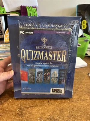 The Britannica Quizmaster & Encyclopaedia 2003 For PC New And Sealed Free P&P Uk - Image 1 of 4