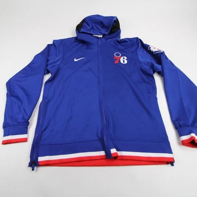 Philadelphia 76ers Nike NBA Authentics Jacket Men's Blue New