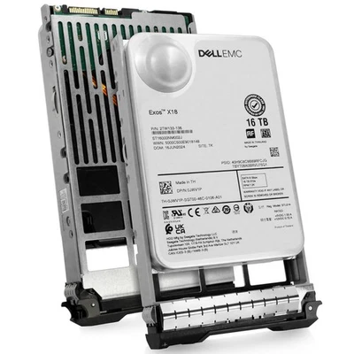 Dell 16TB 7.2K RPM CMR SATA 6Gb/s 512e 3.5" Enterprise HDD G13 0JWV1P 2TW233-150 - Image 1 of 4
