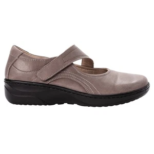 Propet Golda Mary Jane Slip On Womens Brown Flats Casual WCA053LGRY - Picture 1 of 6