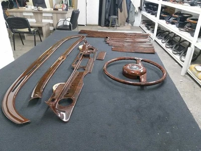 Juego de salpicadero molduras madera para Mercedes Benz 280s 300s 6.3 corto W108 280se Foto 1 de 4
