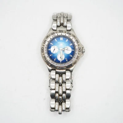 Reloj Hombre Vintage Azul Fossil Acero Inoxidable Modelo BQ-9114 - Necesita Batería Foto 1 de 4