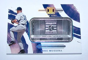 MIKE MUSSINA #41 - 2024 Panini Impeccable 1oz .999 Silver Bar HOF /25 Yankees - Picture 1 of 4