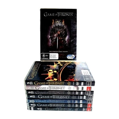 Game Of Thrones Complete Series 1-8 DVD  Period, Dark Fantasy HBO Gift Set Reg 4 - image 1 of 4