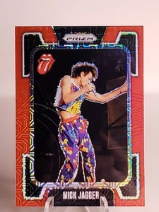 2025 Panini Prizm THE ROLLING STONES RED MOJO PRIZM MICK JAGGER /99 #35 - Bild 1 von 3