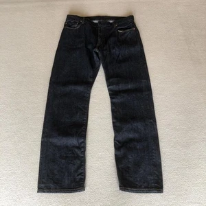 Kojima Jeans Straight Denim Size 38 Indigo Straight Cotton Men's Casual Japan - Picture 1 of 3
