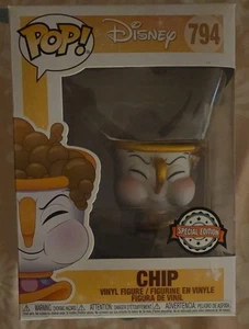 Funko Pop! Disney Beauty & the Beast Chip Blowing Bubbles #794 Special Edition - Picture 1 of 8