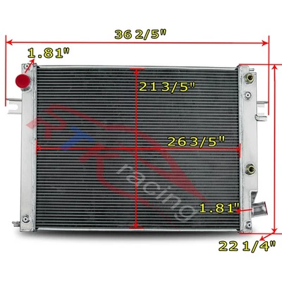 4 Row Aluminum Radiator For 2013-2018 2017 Ram 2500 3500 4500 6.7L Diesel - Image 1 of 4
