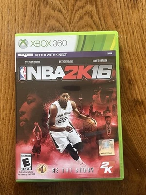 NBA 2K16 Microsoft Xbox 360 Basketball Video Game Sealed Small Tear Shrink Wrap - Image 1 of 2
