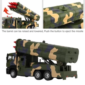 1/50 Militärraketen-Fahrzeug-Modell-Legierung Ziehen Zurück Raketen-Auto- SA - Bild 1 von 24