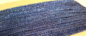 10 t) L:10m B:3mm Borte Kordel Metallfaden blau Flechtkordel Paspelband - Picture 1 of 4