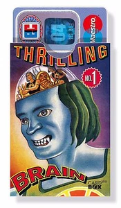 cardbox Motiv brainbox THRILLING BRAIN verrückte Kartenhülle außergewöhnlich - Bild 1 von 1
