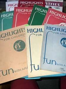 10 Highlights for Children Magazines 10 Issues 1949-1953 Very Nice - Picture 1 of 11