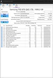 Samsung V-NAND SSD 870 QVO – 1TB – 2,5" SATA III - Bild 1 von 1