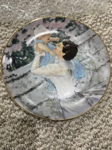 Vintage 1985 “Mother’s Angel” By Thornton Utz Hamilton Collection Plate Boxed - Bild 1 von 5