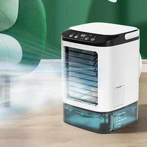 Portable Air Cooling Mini Air Conditioner Fan With Ice Box - Picture 1 of 12
