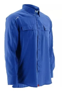 NUEVA Camisa Huk Performance Pesca Para Hombre Mangas Largas Pequeña Real - Imagen 1 de 2