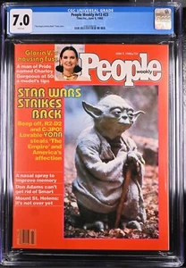 People Weekly Magazine Star Wars ESB Yoda Cover CGC 7.0 LOW CENSUS June 9 1980 - Picture 1 of 2