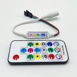 3Pin RGB Led Strip Light Mini RF Remote Controller for WS2812B WS2811 5050 - Picture 1 of 11