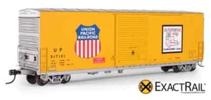 ExactRail HO PC&F 6033 cu. ft. Hy-Cube Box Car Union Pacific # UP 517109 New - Picture 1 of 7