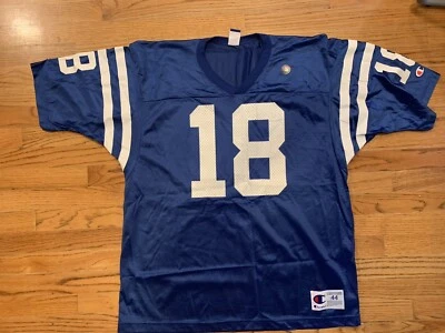 Camiseta de colección campeón NFL Indianapolis Colts Peyton Manning, para hombre 44 nueva sin etiquetas de colección Foto 1 de 4