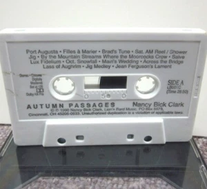 NANCY BICK CLARK Autumn Passages cassette tape Jig Medley 1990 no art Celtic - Picture 1 of 2