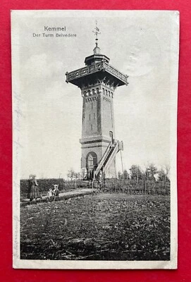AK KEMMEL in Belgien 1915 Turm Belvedere ( 123558 - Bild 1 von 2