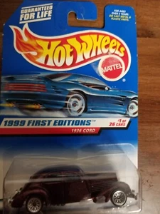Hot Wheels 1936 Cord First Editions New Free Shipping - Picture 1 of 1