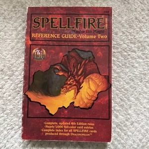 AD&D SPELLFIRE REFERENCE GUIDE Vol 2 Master The Magic Card Game 1154 TSR 1996 - Picture 1 of 10
