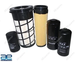 Filter Kit Pack of 5 For Mahindra Tractor 5530 2WD-T3 / 5530 2WD Synchro NEW - Picture 1 of 5