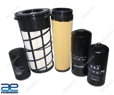 Filter Kit Pack of 5 For Mahindra Tractor 5530 2WD-T3 / 5530 2WD Synchro NEW - Image 1 of 4
