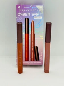 Urban Decay Cyber Shift Neutral Eye Shadow 24/7 Stick Duo Popoff & Hardfall New - Picture 1 of 4