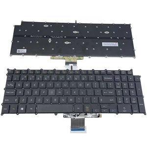 Backlit Keyboard Black Fit For LG 17Z90N-V -N 17U70P 17U70P-P 17UD70P New US - Afbeelding 1 van 6