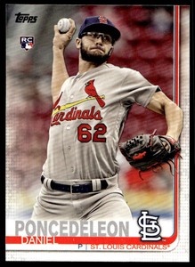 2019 Topps 140 Daniel Poncedeleon   St. Louis Cardinals  Rookie Baseball Card