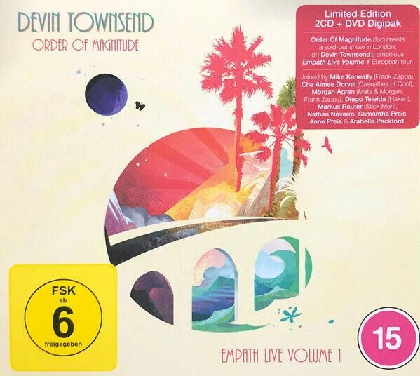 DEVIN TOWNSEND Order Of Magnitude LIMITED ED 2 CD & DVD 3 DISC SET MIKE KENEALLY - Image 1 of 1