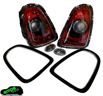 Genuine Mini Cooper S JCW R56 LCI Smoked Rear Lights - 63212320380 Black Line - Image 1 of 4