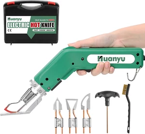 Huanyu Hand Elektrisch Heiß Messer Cutter 110V 100W 4 Klingen Schnell Aufheizen - Bild 1 von 9