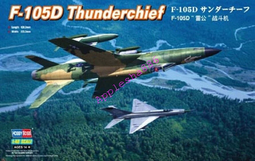 Hobbyboss 1/48 80332 F-105D Thunderchie Model kit - Image 1 of 1