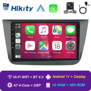 9" Android 11 Apple CarPlay Autoradio Für Seat Altea 2004-2015 GPS Navi WiFi DAB - Bild 1 von 12