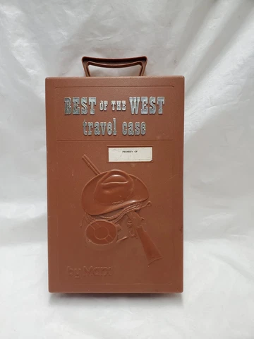 Rare Vintage Best of the West Marx Travel Case Johnny West Carrier 60'S MARX Cover