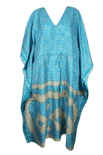 Floral Printed Kimono Dress Beach Coverup Lightweight Resort wear Christmas Gift