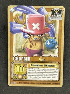 ONE PIECE TCG PROMO CHOPPER -RISOLUTEZZA DI CHOPPER RK-C12 ITA NM - Picture 1 of 2