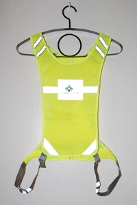 New Firefly Buddy Unisex Adult Neon Yellow Reflective Cycling Vest & Bands XL - Picture 1 of 12