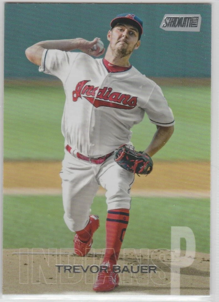 2018 Stadium Club #124 Trevor Bauer Cleveland Indians - Image 1 of 1