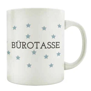 TASSE Kaffeebecher BÜROTASSE Geschenk Spruch Motiv Arbeit Job Büroküche - Bild 1 von 2