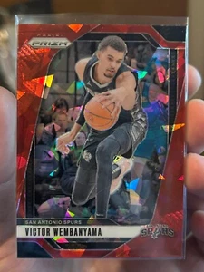 Victor Wembanyama 2024-25 Panini Prizm Red Ice Prizm 172 Spurs - Picture 1 of 2