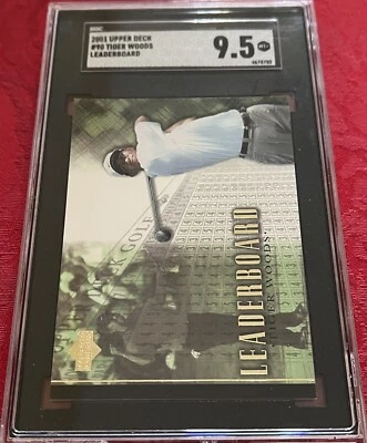 2001 UD Tiger Woods #90 Leaderboard SGC 9.5￼ Card 🐐 - Image 1 of 3