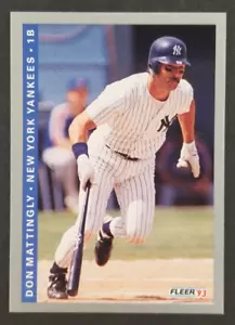Don Mattingly 1993 Fleer Baseball Card #281 (NM) - Picture 1 of 2