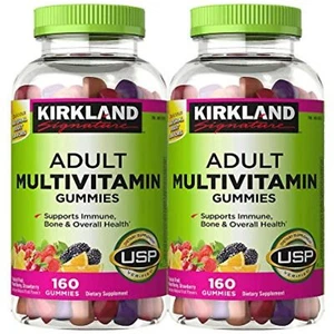 Kirkland SignatureTM Adult Multivitamin, 320 Gummies Adult Multivitamin, 2-Pack - Picture 1 of 2