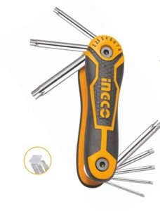 Schlüssel Torx Franzosen Tasche 8 Stücke A Inbus-Schlüssel Pocket Chrom Vanadium - Bild 1 von 7